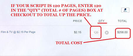 How to Enter Total Page Count At Checkout